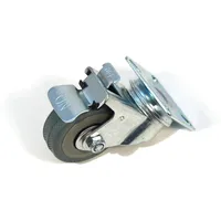 IHC Möbelrolle Lenkrolle Bockrolle Industrierolle Transportrolle mit Bremse, 50mm