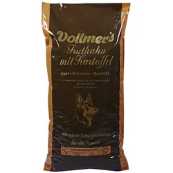 vollmers Hundetrockenfutter, 15 kg, Huhn/Kartoffel