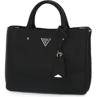 GUESS Meridian Girlfriend Satchel Handtaschen Schwarz Damen