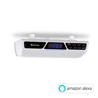 Auna Intelligence Küchenradio Unterbauradio Bluetooth Alexa Voice Control weiß