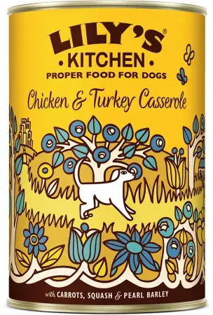 Lily's Kitchen Hundefutter Pâtée-Auflauf Huhn und Pute 400g