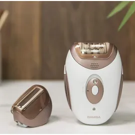 Cecotec Kabelloser Epilierer Bamba SkinCare Depil-action. Lithiumbatterie, 40 Minuten Akkulaufzeit, Wasserdicht, Austauschbare Köpfe, 2 Geschwindigkeitseinstellungen, Kabelloser Modus