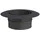 Jeremias Wandfutter Stahlblech Ø180 mm Schwarz