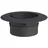 Jeremias Wandfutter Stahlblech Ø180 mm Schwarz