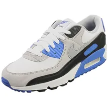 Nike Air Max 90 Herren White/Particle Grey/Hyper Royal 46