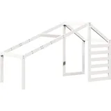 vidaXL Dach für Kinderbett Weiß 188x82x113 cm Massivholz Kiefer