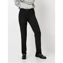 Relaxed by Toni Bügelfaltenhose Schwarz 52