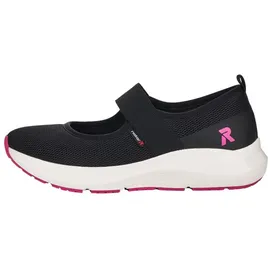 Rieker Ballerinas Ballerinas Textil - grau, - 37