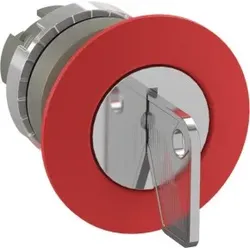 ABB P9MEC4RN01 Pilztaster 40mm rot Schlüssel Metall, verrastend, 1SFA192000R9001
