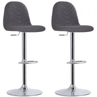 byLIVING Barhocker Casino 41 x 52,5 x 88,5-110 cm Anthrazit
