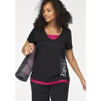 VENICE BEACH Funktionsshirt figurbetonende Passform, V-Ausschnitt, schnelltrocknend Gr. 52/54,