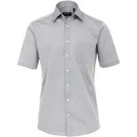 CasaModa Kurzarmhemd Comfort Fit Grau 45
