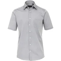 CasaModa Kurzarmhemd Comfort Fit Grau 45