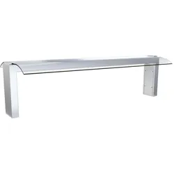 Bildschirm mit stütze und glas einbau 5 gn ohne licht - 1745x550x420 mm - 1125JN5C Eurast