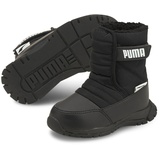 Puma Nieve Boot WTR AC Inf Sneaker, Black White, 26 EU