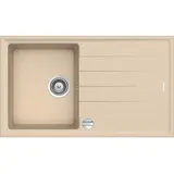 keenberk Granitspüle Victory S780.80 - Creme, ab 45er Unterschrank, 78 x 50 cm