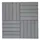Mendler WPC Bodenfliese HWC-E21 grau 50 x 50 cm 4 St.