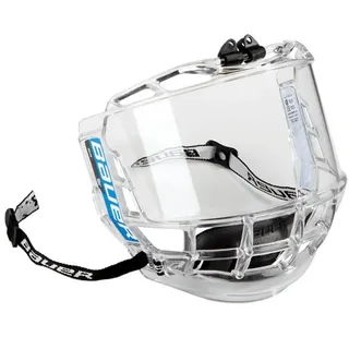 Bauer Erwachsene Visier für Eishockeyhelm Concept III-Full Visors-Senior, Clear, One Size