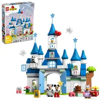 Lego DUPLO Disney 3 in 1 Magic Castle 10998 Bauset zum Familienspiel mit 5 Disney-Figuren inklusive Mickey, Minnie und Freunden, magisches Disney 100 für Kinder & Kleinkinder ab 3 Jahren