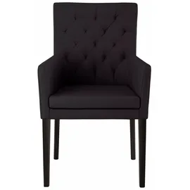 Home Affaire "Colorado", braun (dunkelbraun, wenge), B:60cm H:94,5cm T:60cm, Polyurethan, Stühle, Beine aus massiver Buche, wengefarben lackiert