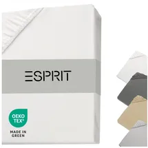 Esprit Spannbettlaken Baumwolle-Elasthan 200 x 200 cm weiß
