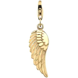 Nenalina Anhänger Flügel Glücksbringer 925 Silber Gold Damen 