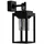 LUCANDE Außenwandleuchte Aluminium 43,0 cm 1 x E27 schwarz