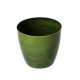 KADAX Blumentopf, Pflanzkübel, Blumenkübel aus Kunststoff, rund, 18 cm, Grün