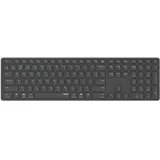 Rapoo E9800M Dunkelgrau (DE, Kabellos), Tastatur, Grau