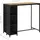 vidaXL Gartenbar Set 5-tlg. Schwarz