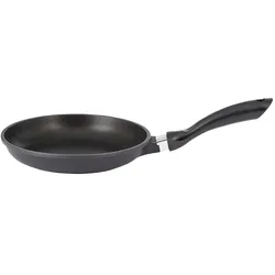 Bratpfanne 20 cm , schwarz , Aluminium-Guss , Maße (cm): H: 4,5  Ø: 20