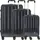 check.in London 2.0 Koffer-Set 3-tlg. carbon blau