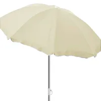 Mojawo Sonnenschirm rund Ø1,80m beige Polyester knickbar UV Schutz
