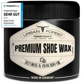 Urban Forest Urban-Forest Schuhcreme Schuhwachs farblos, mit Bienenwachs und Avocado-Öl 250ml