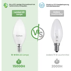 OEM LED-Kerzenlampe B35 10W E14 6500 K 6 St.