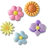 Crocs Puffy Flowers - 5 Pack