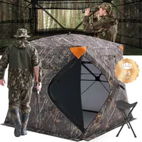 Vevor Jagdversteck 270° durchsichtiges Bodenversteck, 4–5 Personen Pop-Up-Hirschversteck für