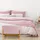 Relaxdays Polsterbank Samt Rosa 40 x 60 x 43 cm