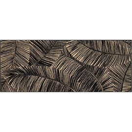 Wash+Dry Fußmatte WASH+DRY BY KLEEN-TEX Teppiche Gr. B/L: 75 cm x 120 cm, 7 mm, 1 St., schwarz (taupe, schwarz) Fußmatten gemustert
