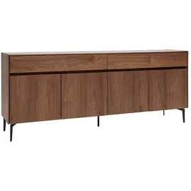 miliboo Sideboard 180 cm Schwarz