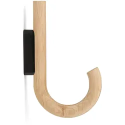 Gejst - Wandhaken, Eiche, natur / schwarz