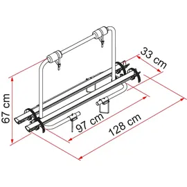 Fiamma Carry Bike XL A Deichsel Fahrradträger 2 Fahrräder