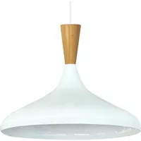 Bamyum Champion Holz Weiss E27 Moderne Weiß