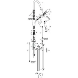 Hansgrohe Focus M42 220 2jet sBox chrom 71820000