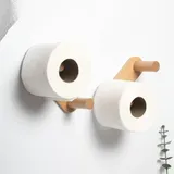 Famanu Toilettenpapierhalter Set ohne Bohren - 2er Set