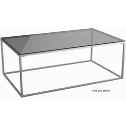 Julia Couchtisch Glas Metall