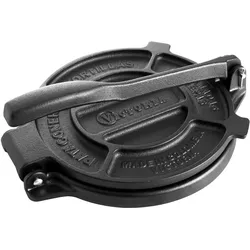 Victoria Tortilla Presse für Mexikanische Tortillas, Gusseisen 20 cm, Pataconera, VIC-36997, Schwarz