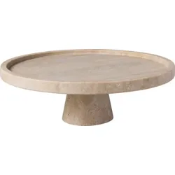 Villeroy & Boch Manufacture Travertine Servierplatte auf Fuss