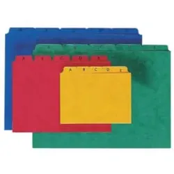 PAGNA Leitregister A6 gelb Pressspan 26251-05