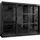 Mirjan24 Schwebetürenschrank Norlio 250 x 203 x 65 cm Schwarz